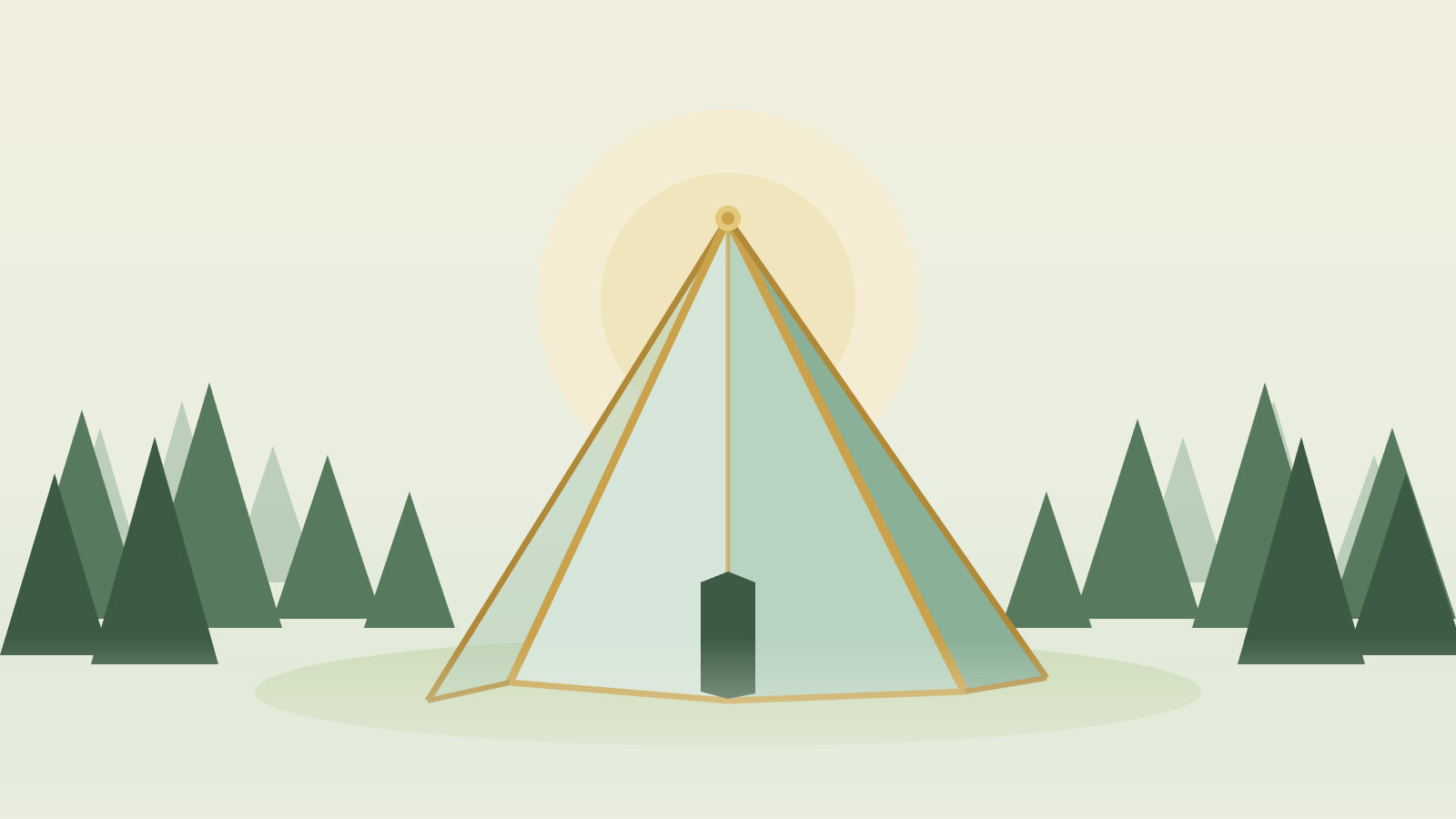 La pirámide en el bosque (imagen de ejemplo)